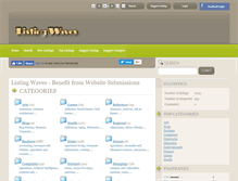 Tablet Screenshot of listingwaves.com
